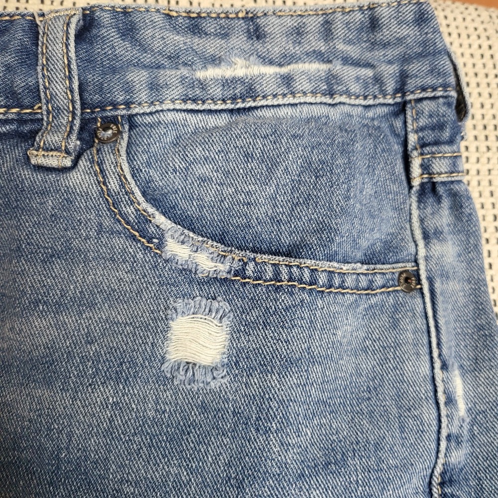 Free People We The Free Distressed Denim Cutoff Jean Shorts 29 Cotton Button Fly - Picture 8 of 9